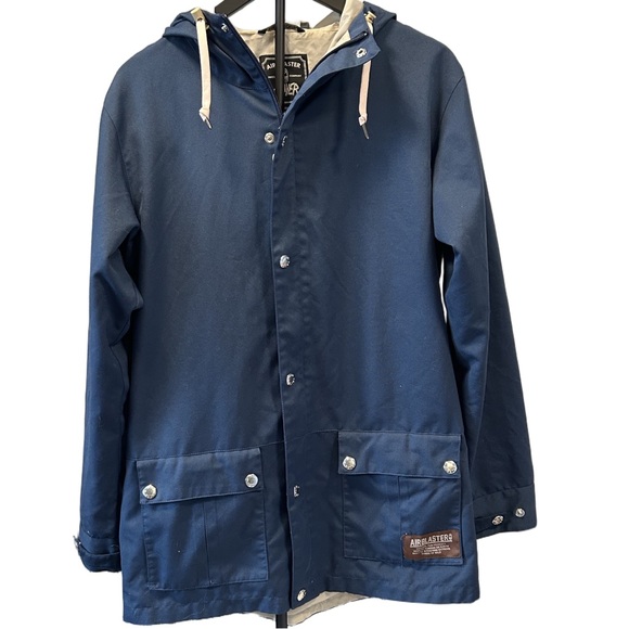 Airblaster Stay Wild / SLAYER Navy Jacket — LightweightSnowboard Coat — Size M